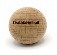 Handschmeichler  mit Gravur "Gelassenheit"