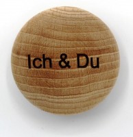 Handschmeichler mit Gravur "Ich & Du"