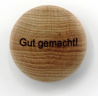 Handschmeichler  mit Gravur "Gut gemacht!"